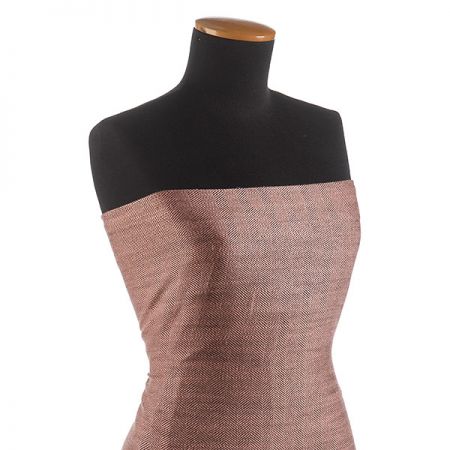 Viskoza len látka rybí kost Art Fabrics pudrovočerná