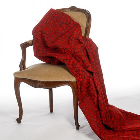 Replika historické látky Art Fabrics Rozálie červená