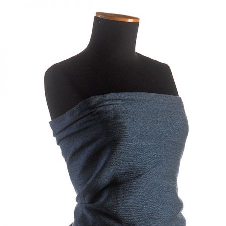 Kostýmová látka Art Fabrics směs středně modrá