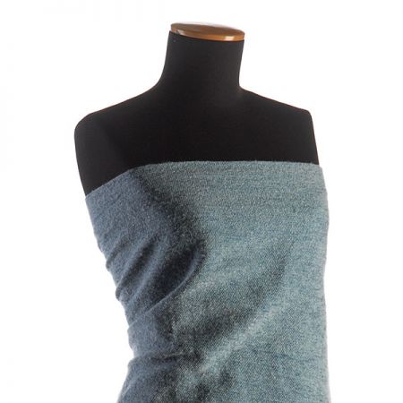 Kostýmová látka Art Fabrics směs světle modrá