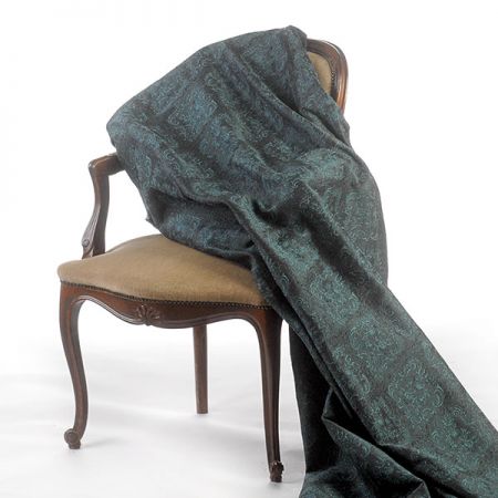 Replika historické látky Art Fabrics Figaro tyrkys