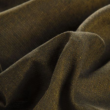 Len Art Fabrics bavlna směs khakičerná