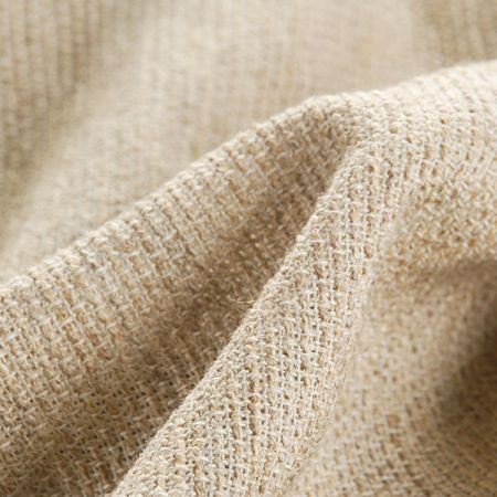 Len Art Fabrics směs plastická struktura režná