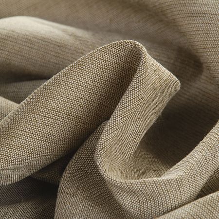 Len Art Fabrics bavlna směs khaki režná