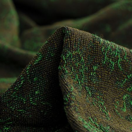 Kostýmová látka Art Fabrics Rozálie zelená