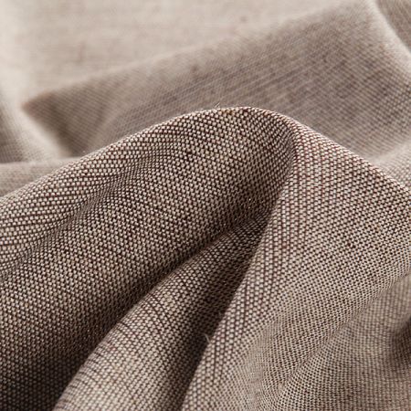 Len Art Fabrics bavlna směs vínová režná