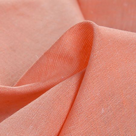 Len Art Fabrics šanžán světle oranžovofialková