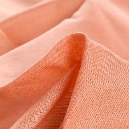 Len Art Fabrics šanžán oranžovohnědý