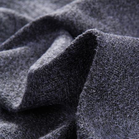 Kostýmová látka Art Fabrics rybí kost modrofialová