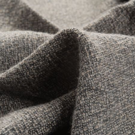 Vlna směs konopí Art Fabrics modrorežné barvy