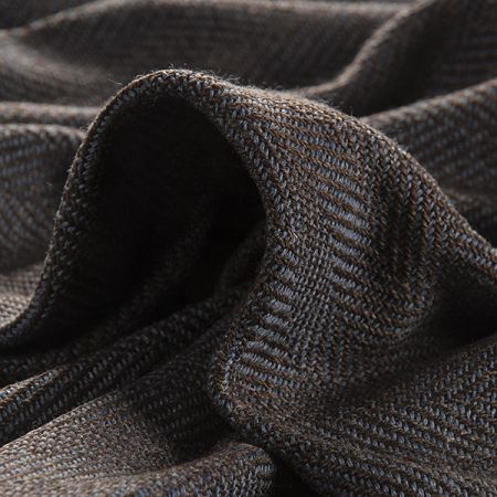 Kostýmová látka Art Fabrics rybí kost modrá