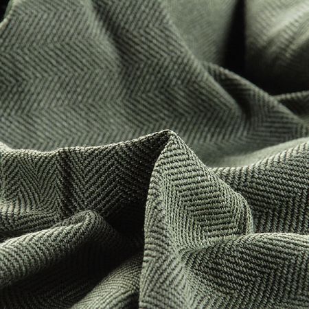 Kostýmovka Art Fabrics vzor rybí kost zelená