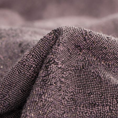 Replika historické látky Art Fabrics Medailon fialová/zlatá