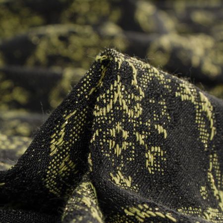 Replika historické látky Art Fabrics Girlandy šedá