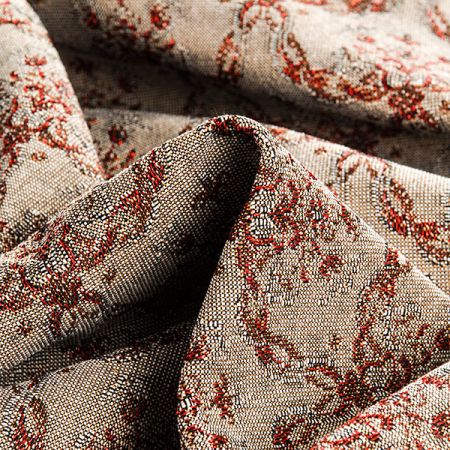 Replika historické látky Art Fabrics Girlandy režné