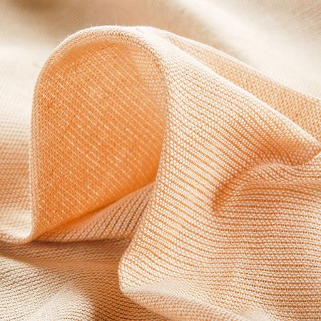 Len organtýn Art Fabrics oranžovohnědá