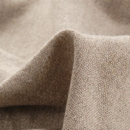 Vlněná látka  Art Fabrics režné barvy