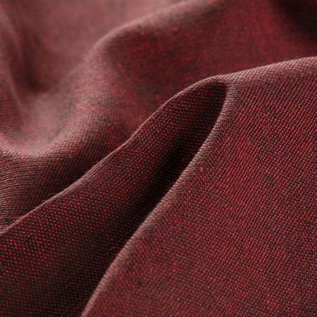 Len Art Fabrics bavlna směs červenočerná