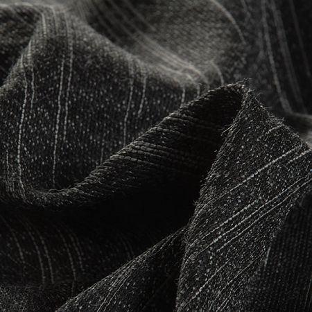 Kostýmová látka design Art Fabrics černošedá