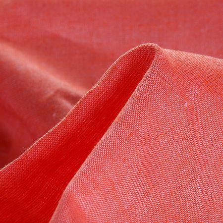 Len Art Fabrics šanžán oranžovorůžový