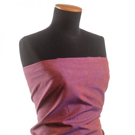 Len Art Fabrics šanžán oranžovomodrý