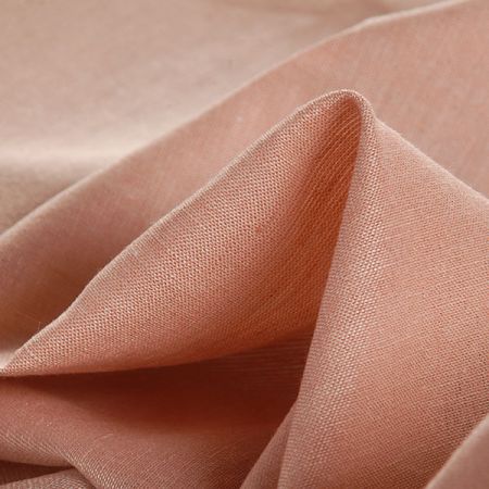 Len Art Fabrics šanžán hnědorůžový