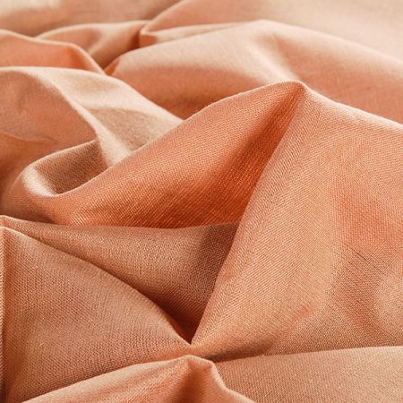 Len Art Fabrics šanžán okrovohnědý