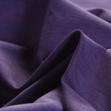 Len Art Fabrics šanžán vínovofialový II.jakost