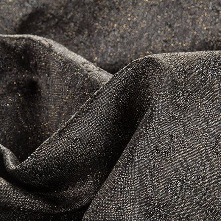 Replika historické látky Art Fabrics Medailon šedozlatá