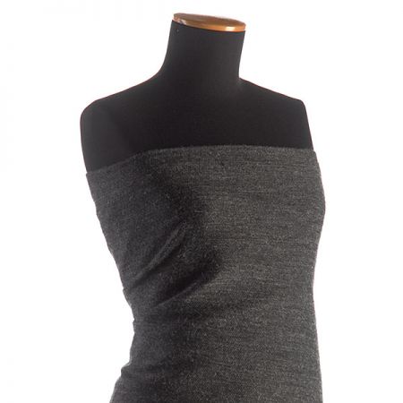 Kostýmová vlněná látka Art Fabrics antracit