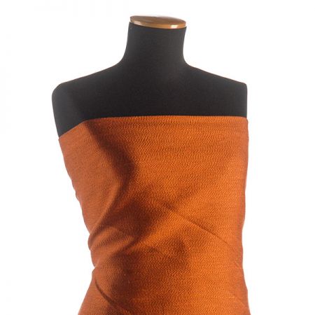Kostýmová látka Art Fabrics viskoza směs oranžová
