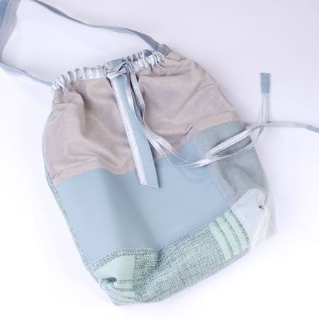 Originální taška šitá sportovní vak modrý