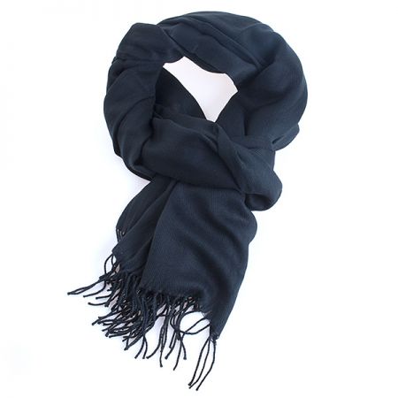 Šála směs kašmír/hedvábí černá