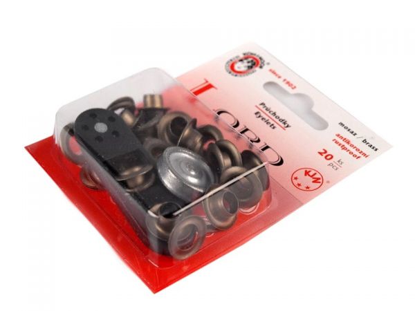 Průchodky 7x5x13 Ø13mm mosazné