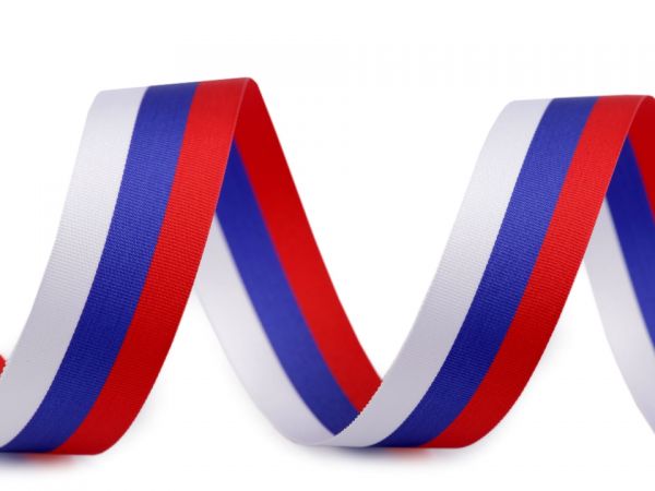Stuha taft trikolora 2cm SK
