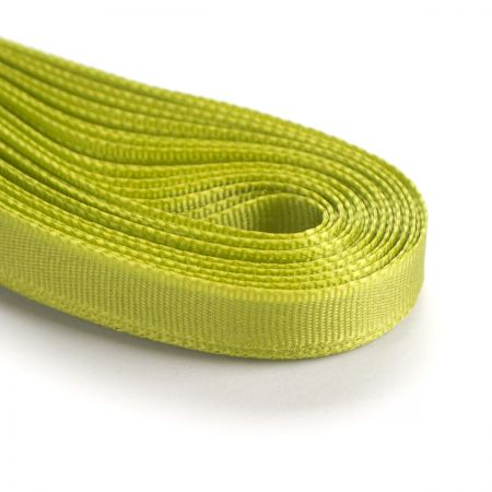 Stuha taftová šíře 9mm zelená mechová