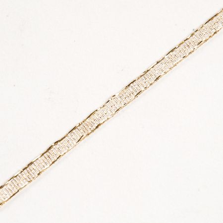 Stuha lurex starozlatá šíře 3mm