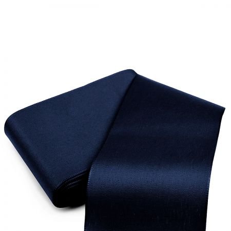 Stuha taftová šíře 72mm tm.modrá