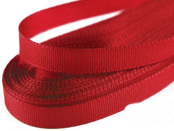 Stuha taftová šíře 6mm červené barvy