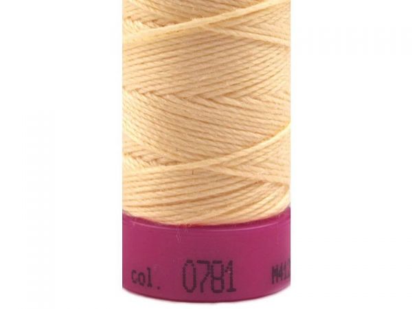 Nitě jeans 30×3 tex, 100% PES, návin 30 m, vanilková