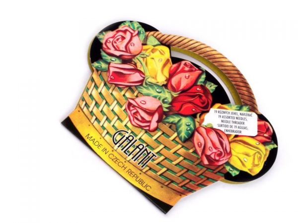 Jehly sada na ruční šití Košíček Galant