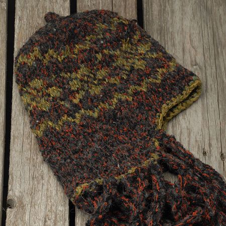 Pletená čepice Marlen "dreďačka" krátké copany