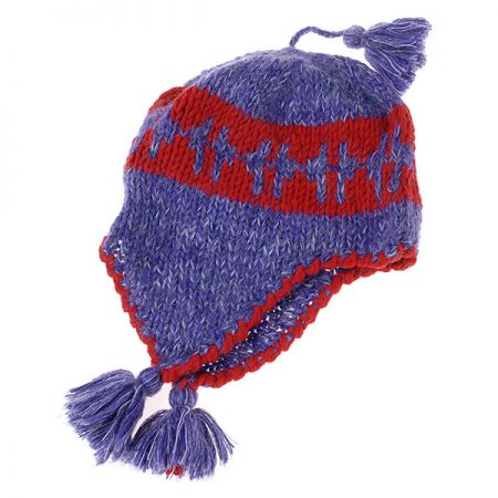 Ručně pletená čepice Marlen "helmička"