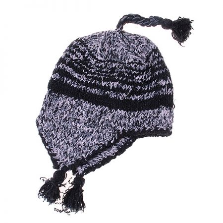 Ručně pletená čepice Marlen "helmička"