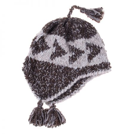 Ručně pletená čepice Marlen "helmička"