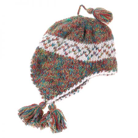 Ručně pletená čepice Marlen "helmička"