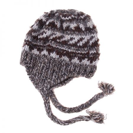 Ručně pletená čepice Marlen "helmička"