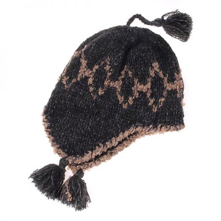 Ručně pletená čepice Marlen "helmička"