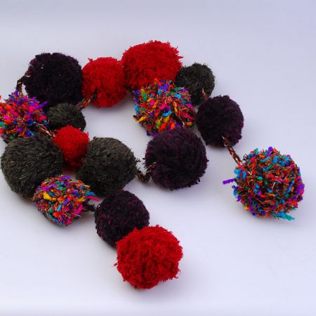 Efektní bambulková šála Marlen mix barev