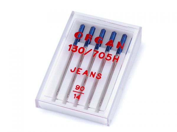 Strojové jehly ORGAN Jeans  90/14